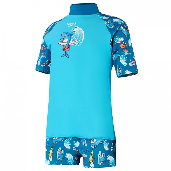 Костюм для плавания Speedo PRT SS RASH TOP ASHT 8-00323315137