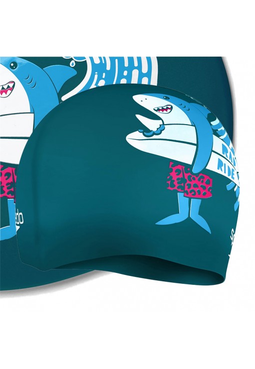 Casca de inot silicon Speedo SLOGAN PRT CAP JU