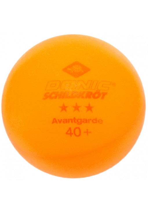 Набор мячей для настольного тенниса 3шт Donic AVANGARDE POLY +40 ORANGE