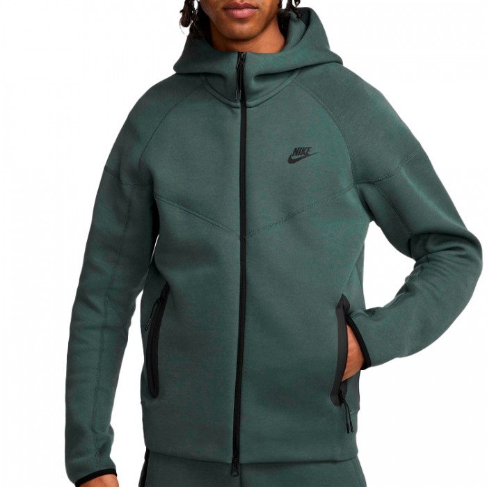 Hanorac Nike M NK TCH FLC FZ WR HOODIE FB7921-338 - imagine №3