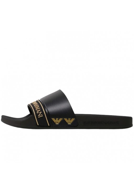 Шлепанцы EA7 EMPORIO ARMANI WATER SPORTS TAPE SLIDE U TEXT