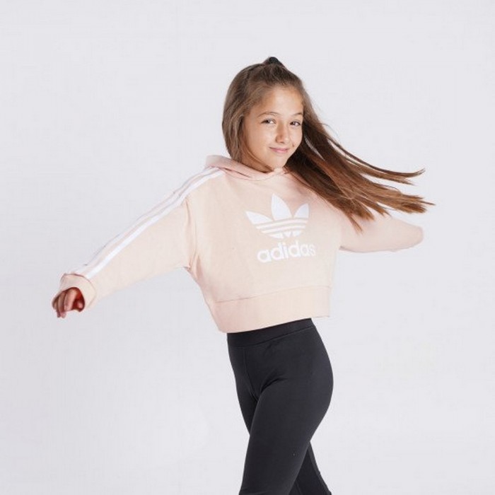 Hanorac Adidas Cropped Hoodie H32339 - 2