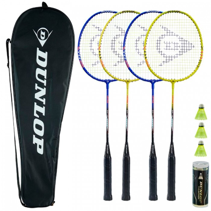 Набор для бадминтона Dunlop BADMINTONA NITRO STAR 4P SET 13015340