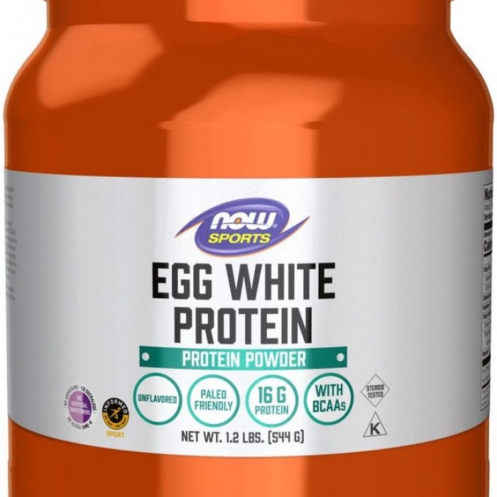 Яичный протеин Now Sports EGG WHITE POWDER  1.2 LBS 2040 - изображение №2