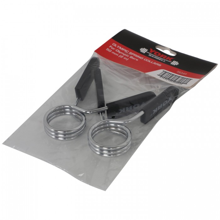 Зажимы для грифа YORK Olympic Spring Collars (2986) 36040 - 2