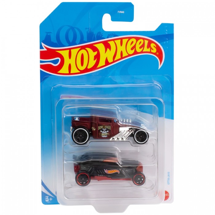 Игрушка машина Mattel Basic Car 2-Pack Asst FVN40