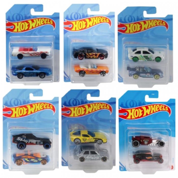 Игрушка машина Mattel Basic Car 2-Pack Asst FVN40 - 2
