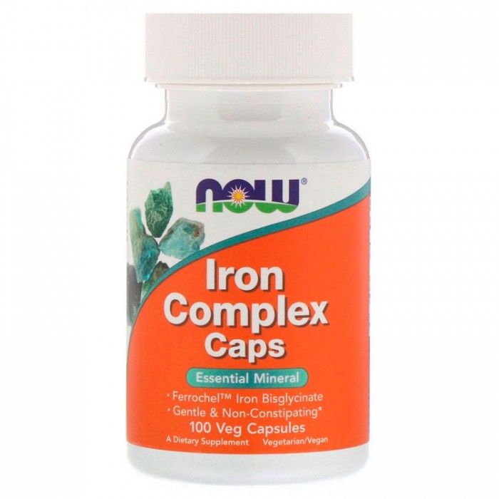 Витамины Now Foods IRON COMPLEX  100 TABS NF1440