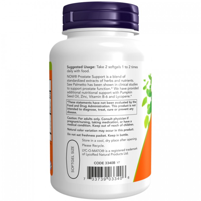 Vitamine Now Foods Prostate Support NF3340 - 3