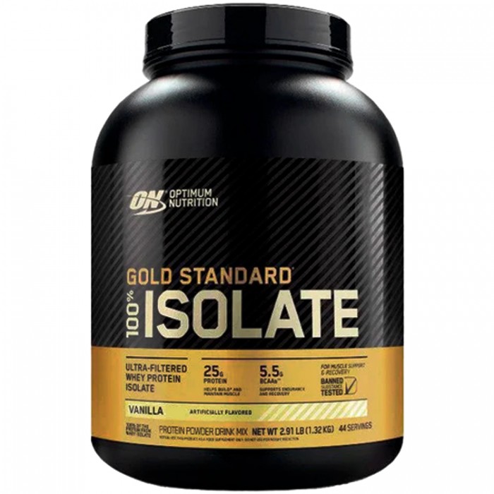 Изолят протеина Optimum Nutrition Gold Standard 100% Isolate Rich Vanilla 2.91lb 1086341