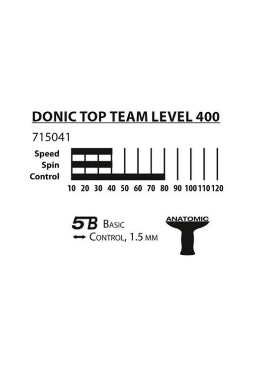 Ракетка для настольного тенниса Donic Top Team 400