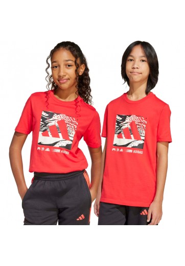 Футболка Adidas J CAMO LOGO TEE