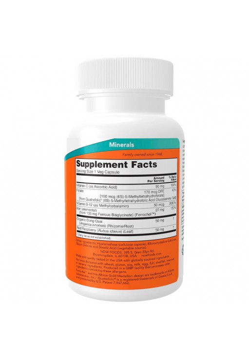 Vitamine Now Foods Iron Complex Caps