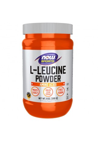 Аминокислоты Now Sports L-Leucine Powder, Builds Lean Tissue