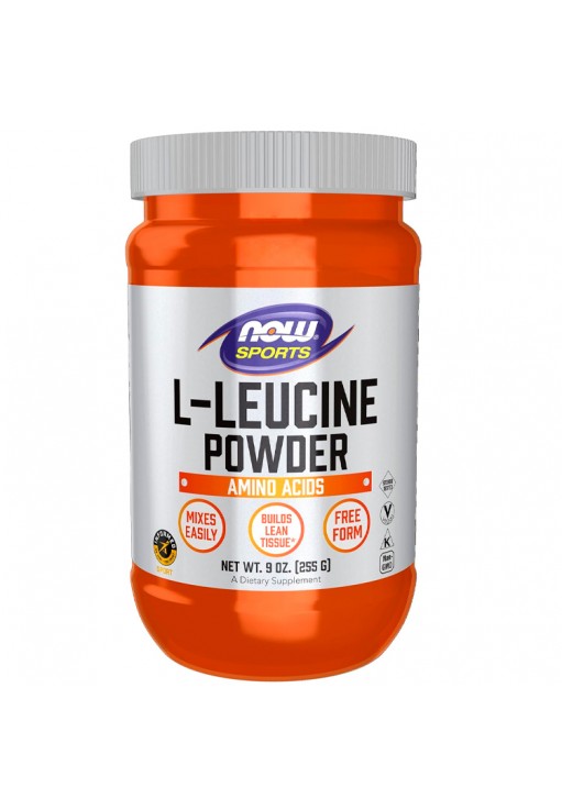 Aminoacizi Now Sports L-Leucine Powder, Builds Lean Tissue