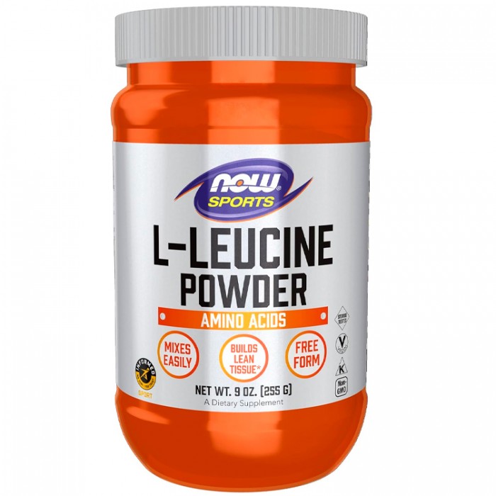 Aminoacizi Now Sports L-Leucine Powder, Builds Lean Tissue NS0241