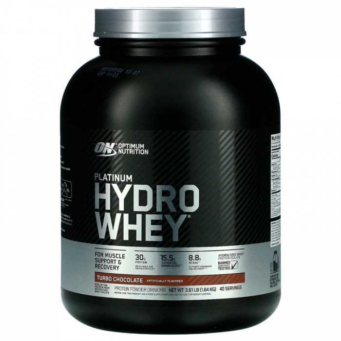 Hidrolizat proteic Optimum Nutrition ON PLATINUM HYDROWHEY TURBO CHOC 3.50LB 1076042