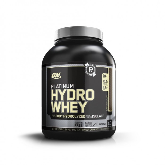 Гидролизат протеина Optimum Nutrition ON PLATINUM HYDROWHEY TURBO CHOC 3.50LB 1076042 - изображение №2