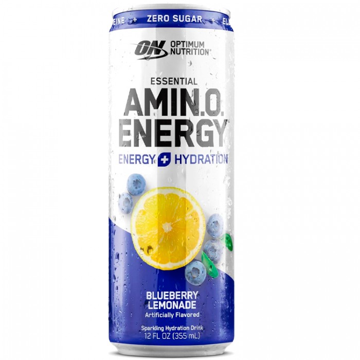 Энергетик Optimum Nutrition Amino Energy + Electrolytes, Blueberry Lemonade, 12 oz 1086142