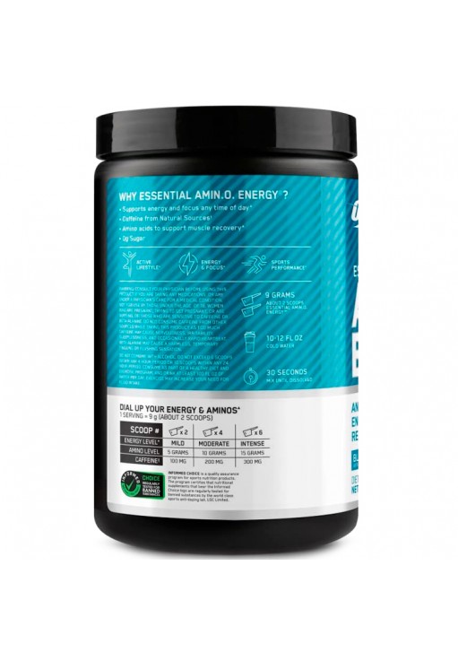 Aminoacizi Optimum Nutrition Essential Amino Energy Blueberry Mojito 270g