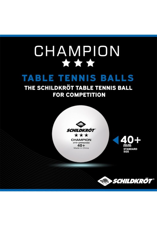 Набор мячей для настольного тенниса 120 шт Donic T-Ball 3-Stern CHAMPION POLY 40+