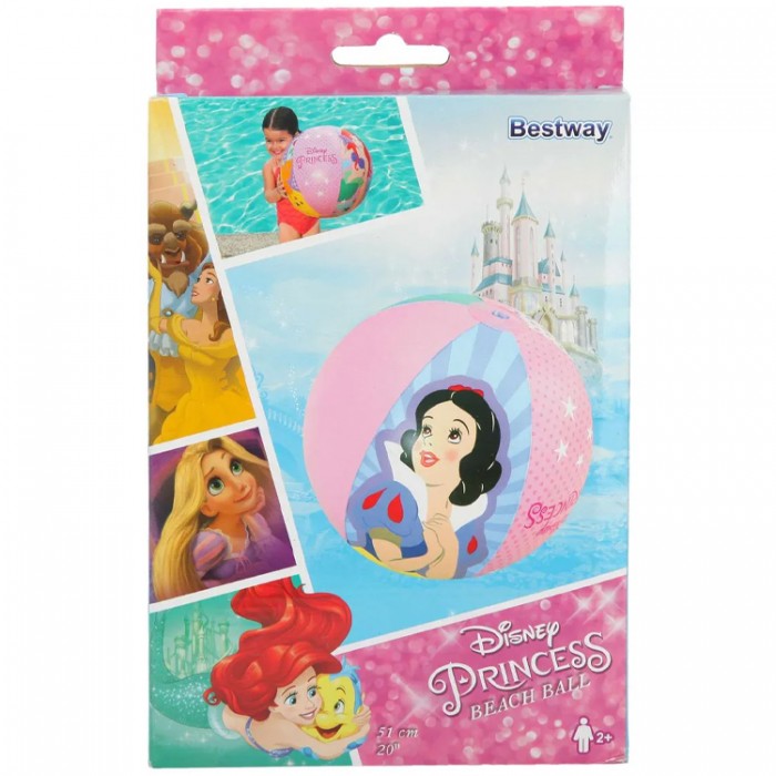 Мяч надувной Bestway DISNEY PRINCESS 91042 - изображение №3