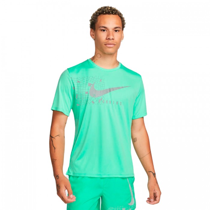 Футболка Nike M NK DF UV MILER RUNDVN SS GFX DQ6491-342