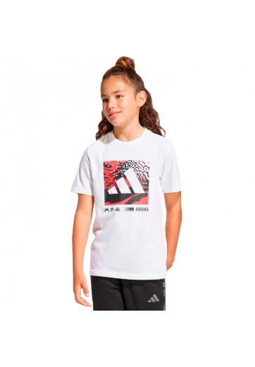 Футболка Adidas J CAMO LOGO TEE