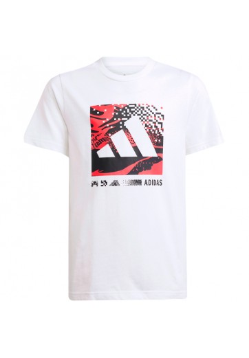 Футболка Adidas J CAMO LOGO TEE
