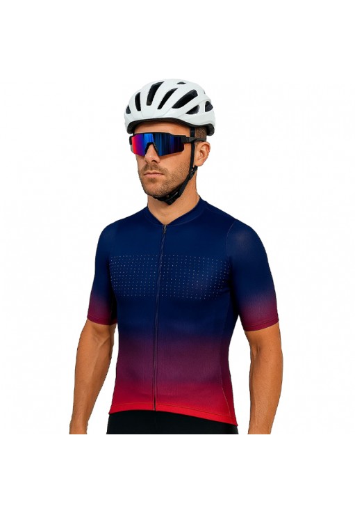 Scurta Giant PODIUM SS JERSEY SAPPHIRE/GRENADINE L