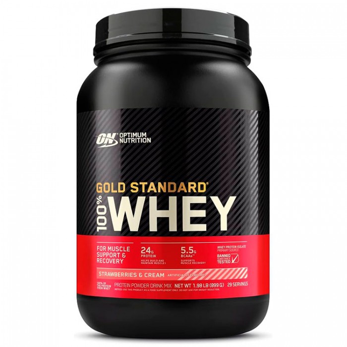 Proteine din zer Optimum Nutrition ON 100% WGS GF STRAW & CREAM 1.98LB 1088345