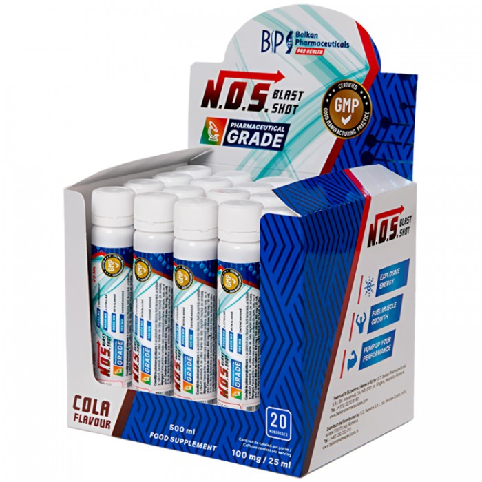 Energizant Balkan Pharmaceuticals N.O.S. BLAST 1 SHOT liquid 25 ml BF1245