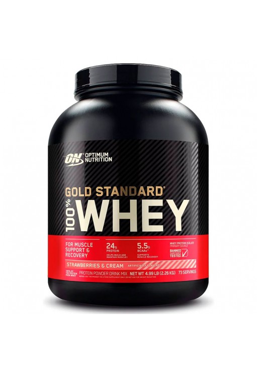 Сывороточный протеин Optimum Nutrition ON 100% WGS GF STRAW & CREAM 4.99LB