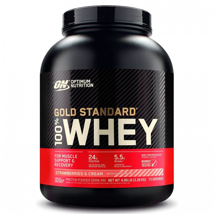 Сывороточный протеин Optimum Nutrition ON 100% WGS GF STRAW & CREAM 4.99LB 1088346