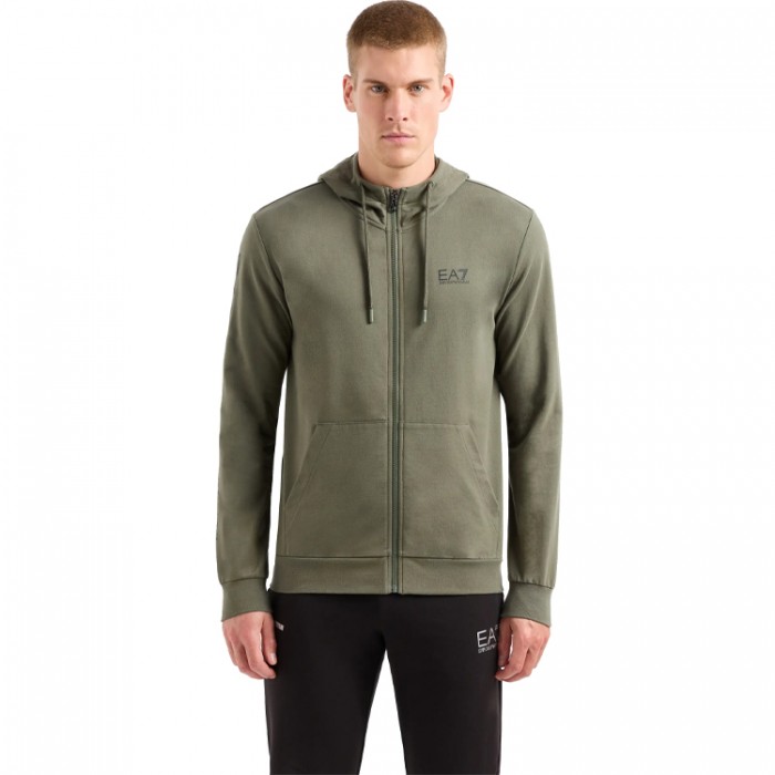 Толстовка EA7 EMPORIO ARMANI COTTON-BLEND HOODED LOGO 8NPM22-PJ07Z-1846