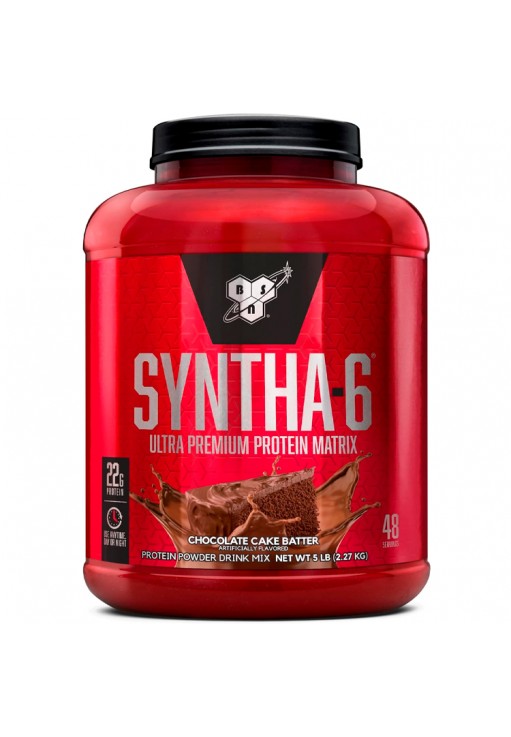 Proteine din zer BSN SYNTHA-6 Ultra Premium Protein Matrix, Chocolate Cake Batter 5lb