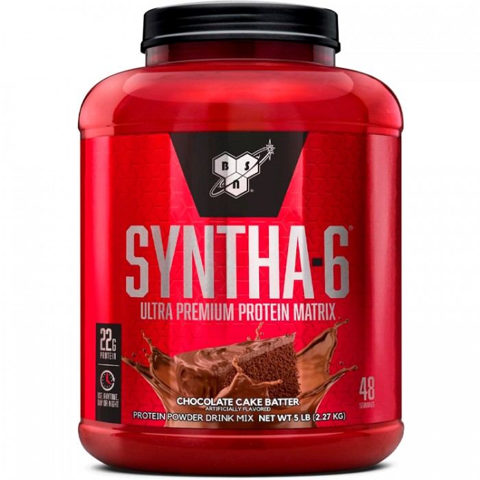 Proteine din zer BSN SYNTHA-6 Ultra Premium Protein Matrix, Chocolate Cake Batter 5lb 1116147