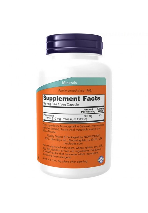 Vitamine Now Foods POTASSIUM CITRATE CAPS   180 VCAPS