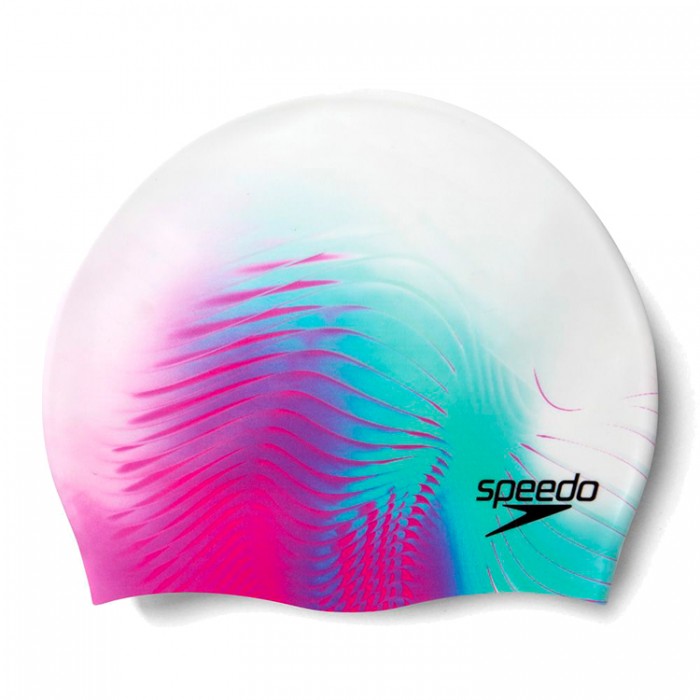 Силиконовая шапочка для плавания Speedo DIGITAL PRINTED CAP 8-1352414649 - изображение №3