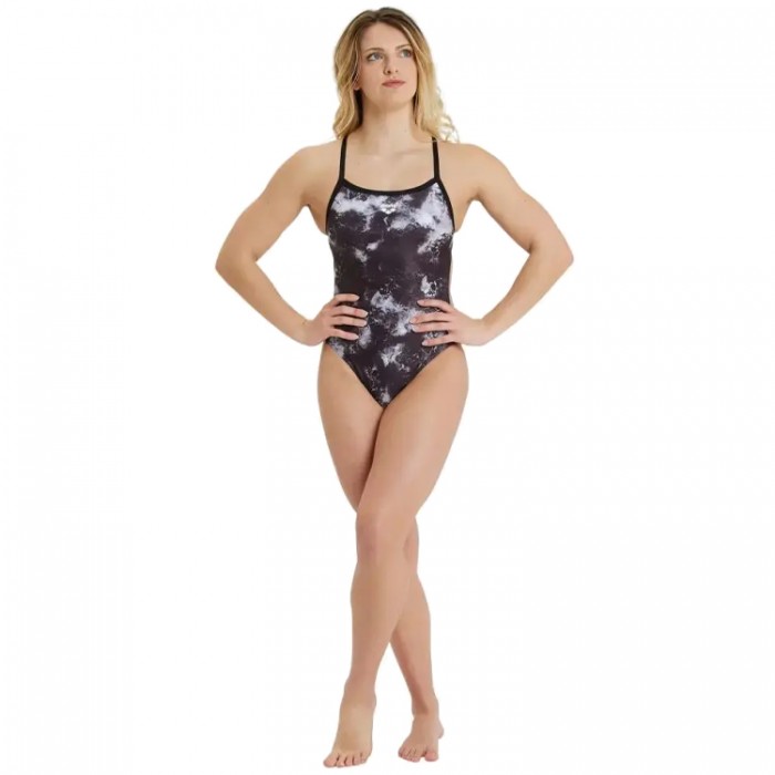 Купальник Arena WOMENS SWIMSUIT CHALLENGE BACK ALLOVER 005027-550 - 4