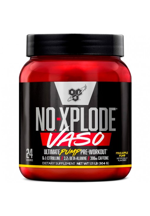 Complex Pre-antrenament BSN No xplode Vaso ultimate pump pre-workout Pineapple pump 1.11lb\r\n