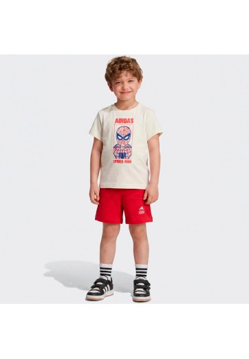 Set tricou + sorti Adidas MARVEL SPIDER-MAN T-SHIRT SET