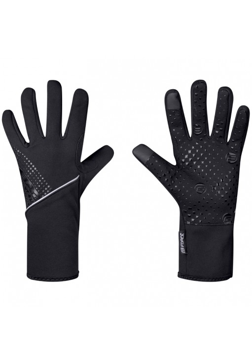 Перчатки велосипедные Force F VISION softshell