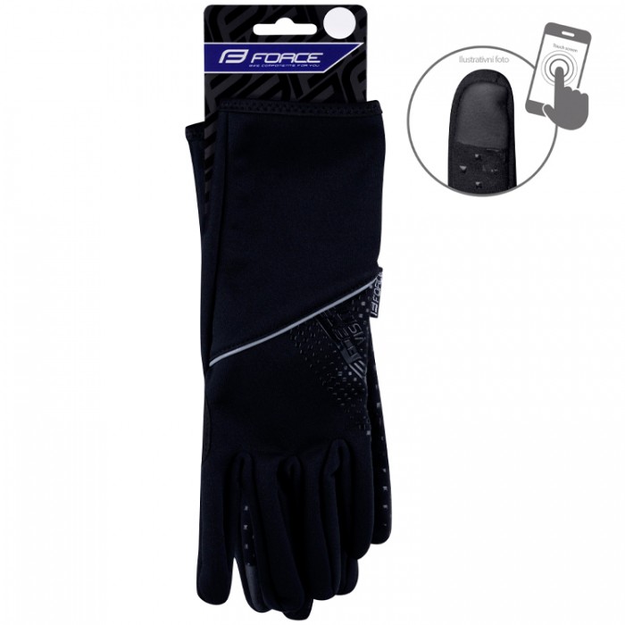 Перчатки велосипедные Force F VISION softshell 9056951 - 2