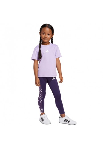 Set tricou + panta-colanti Adidas Essentials Glam Print