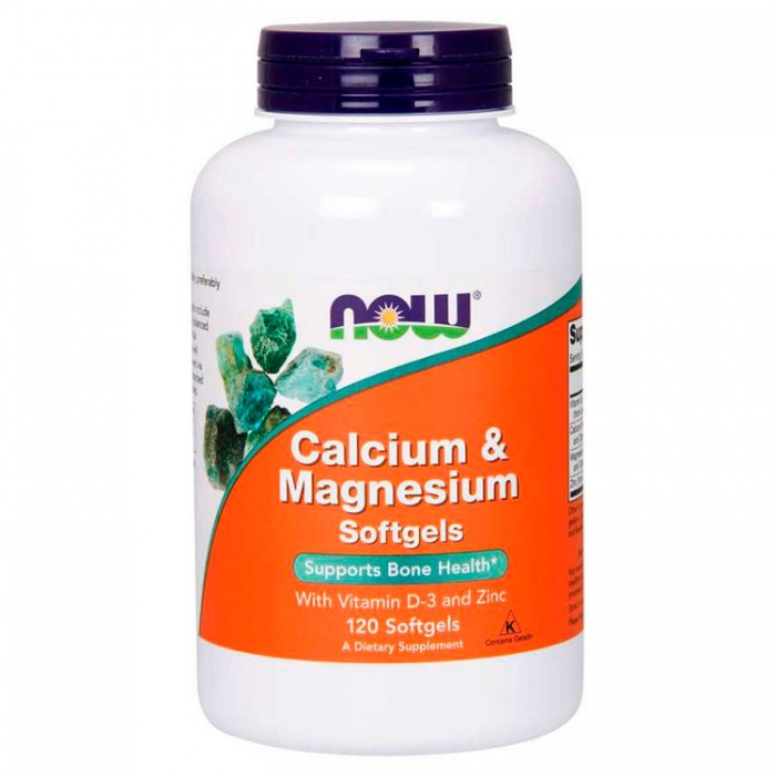 Витамины Now Foods CAL-MAG + D SOFTGELS   120 SGELS NF1251