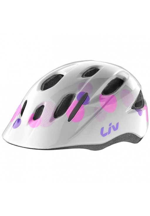 Защитный шлем Giant MUSA GLOSS BUBBLE WHITE 50-55CM WITH DIAL FIT SYSTEM WITH BUG NET CPSC/CE