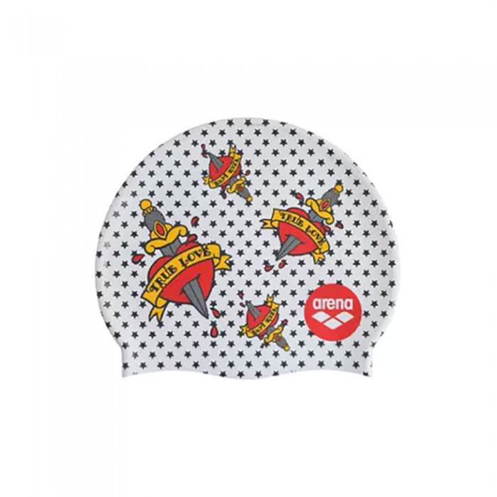 Силиконовая шапочка для плавания Arena Print 2 1E368-253
