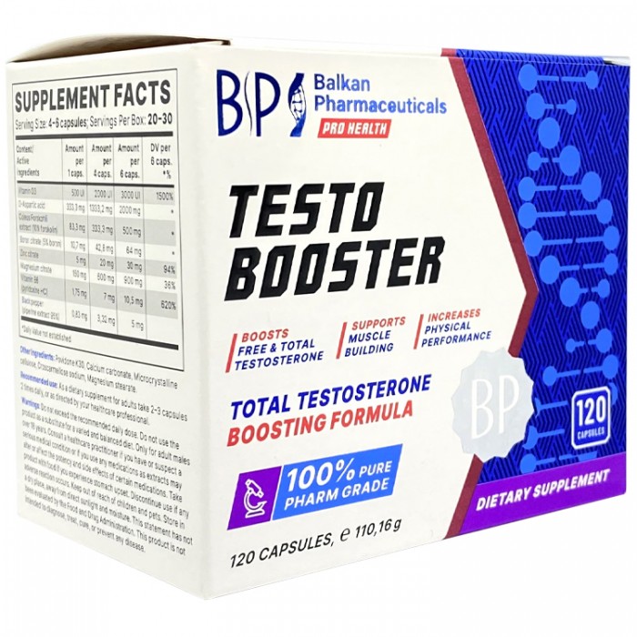 Vitamine Balkan Pharmaceuticals TESTOBOOSTER capsules N120 BF1154
