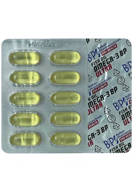 Рыбий жир Balkan Pharmaceuticals OMEGA-3 BP ULTRA softgels N30
